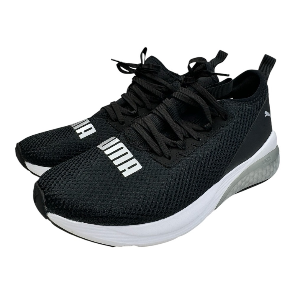 PUMA Black Silver  Running Workout Shoes Sneakers Women's Size 8.5 - USED